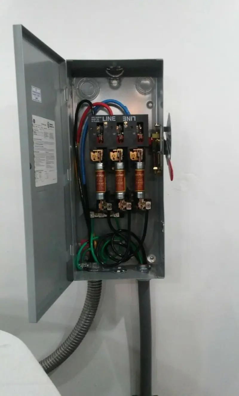 Three-phase disconnect switch installed for Electrical Wiring & Rewiring in Coventry